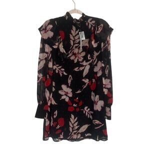 NWT SANCTUARY TWICE AS CUTE FLORAL PRINT BABYDOLL DRESS SZ Small